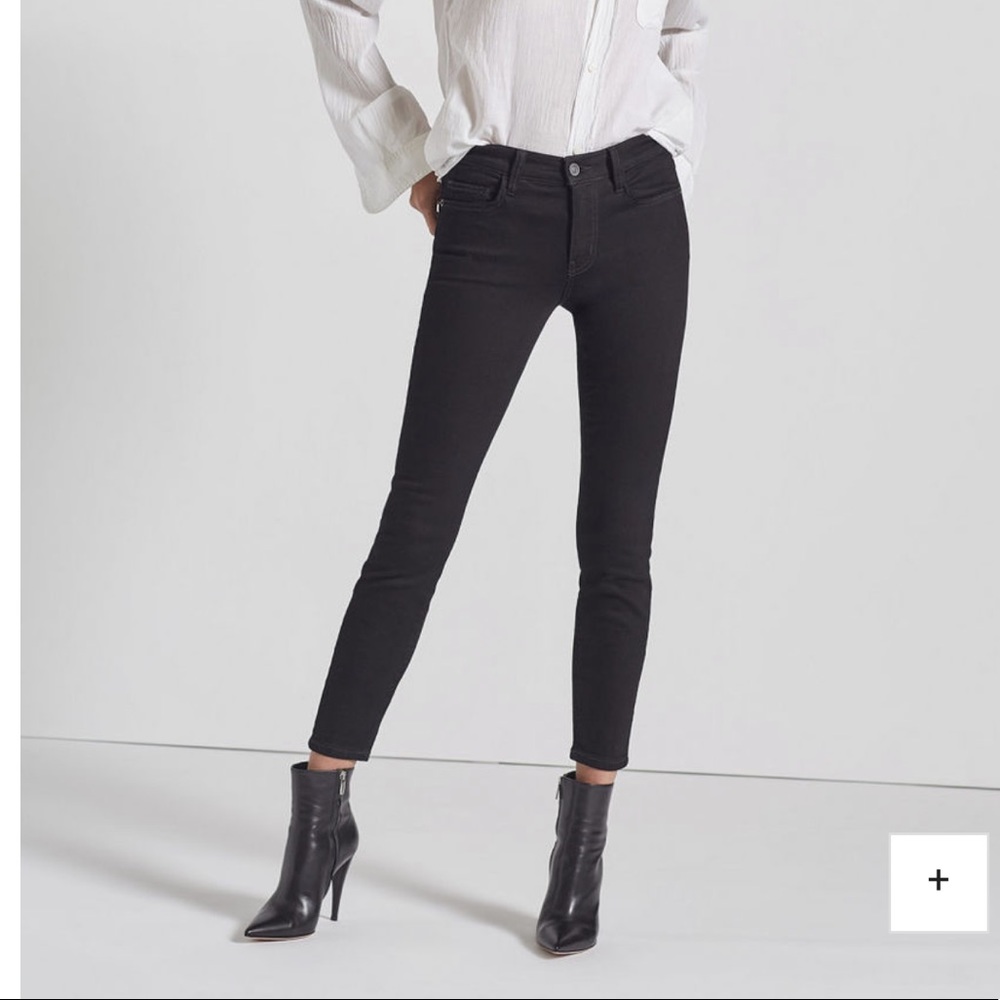 Current/Elliott Black Stiletto Skinny Jeans | 28 - Picture 2 of 4